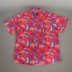 DIXXON FLANNEL "GIVE 'EM THE BIRD" PARTY SHIRT MEN'S SIZE 2XL